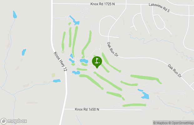 Oak Run Golf Course map