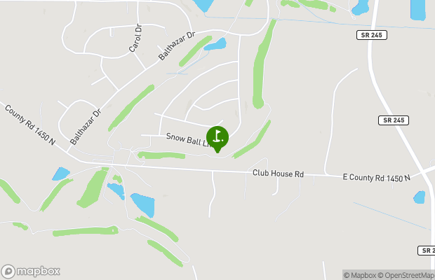 Christmas Lake Golf Course map