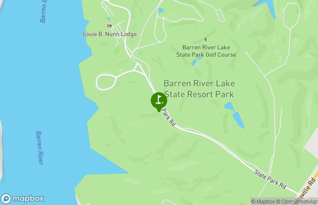 Barren River State Park Golf Course map