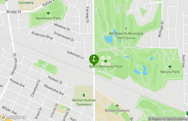 Bill Roberts Municipal Golf Course map