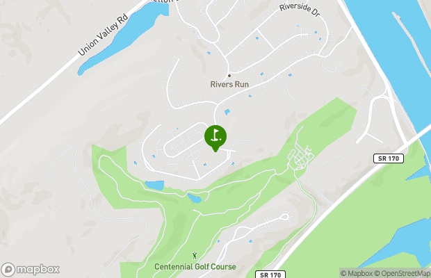 Centennial Golf Course map