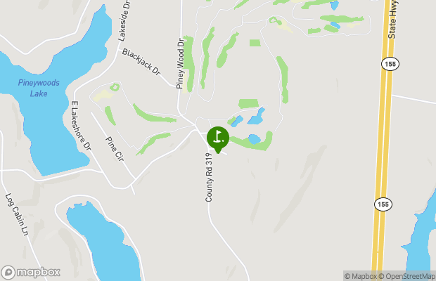 Pine Dunes Golf Course map