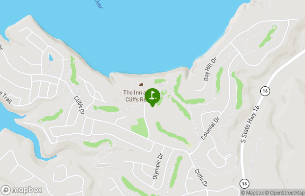 The Cliffs Resort map
