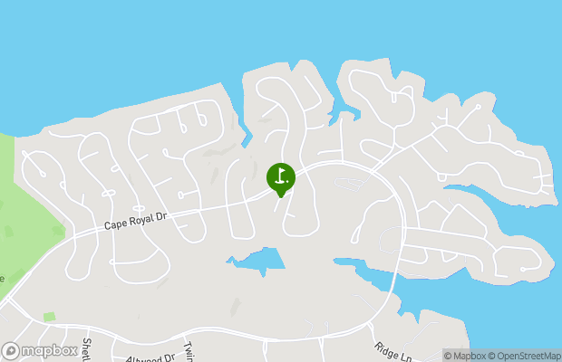 Cape Royale Golf Course map