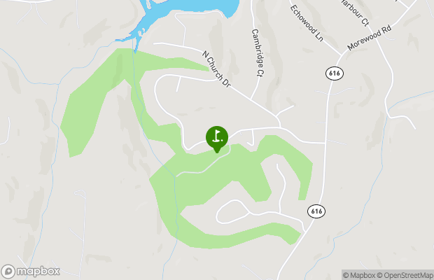 Copper Cove Golf Cub map