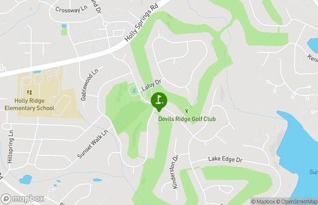 Devils Ridge Golf Club map
