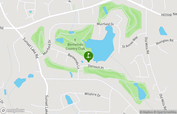 Bentwinds Golf and Country Club map