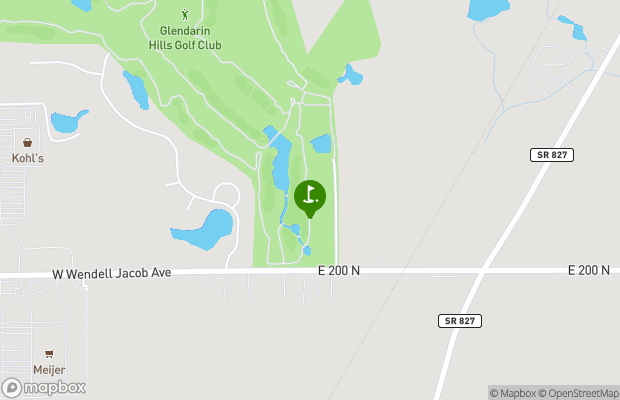Glendarin Hills Golf Club map