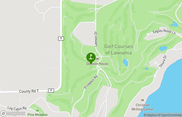 The Golf Courses of Lawsonia map