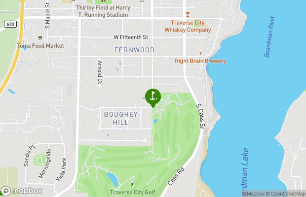 Traverse City Golf and Country Club map