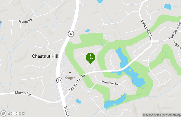Royal Lakes Golf and Country Club map