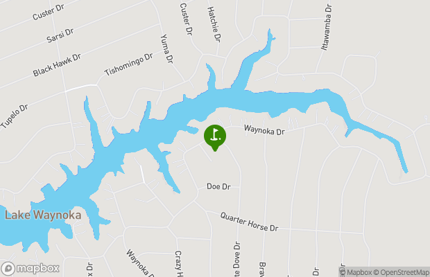 Lakewood Golf Course map