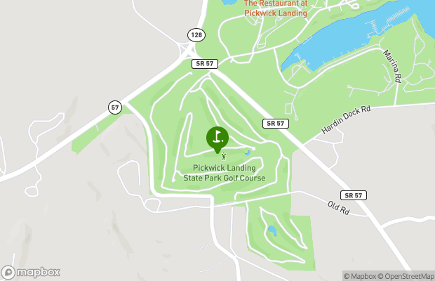 Pickwick Landing State Park Golf Course map