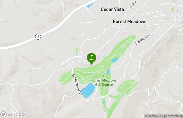Forest Meadows Golf Course map