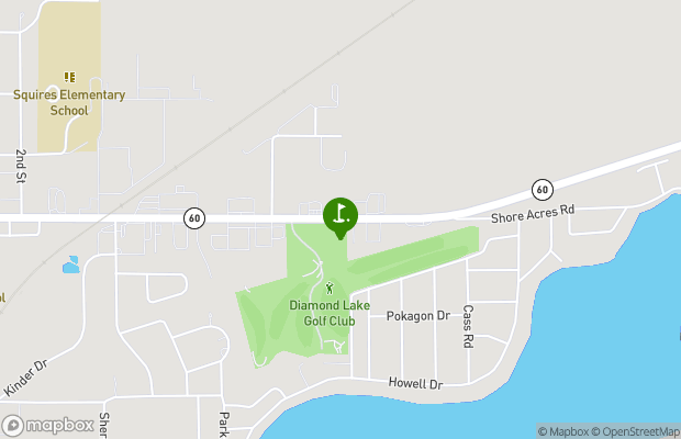Diamond Lake Golf Club map