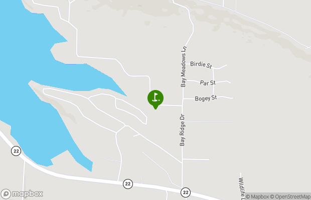 Lions Den Golf Club map