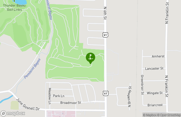 Blytheville Country Club map