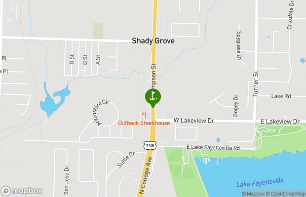 Springdale Country Club map