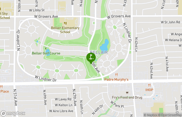 Bellaire Golf Club map