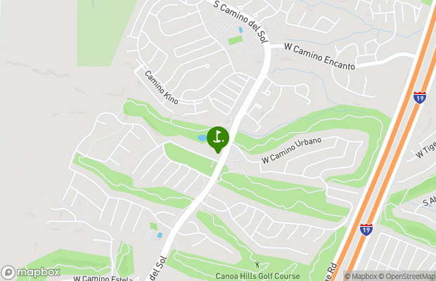 Canoa Hills Golf Course map