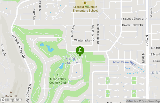 Moon Valley Country Club  map