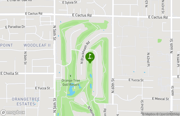 The Orange Tree Golf Resort map