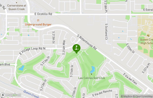 Las Colinas Golf Club map