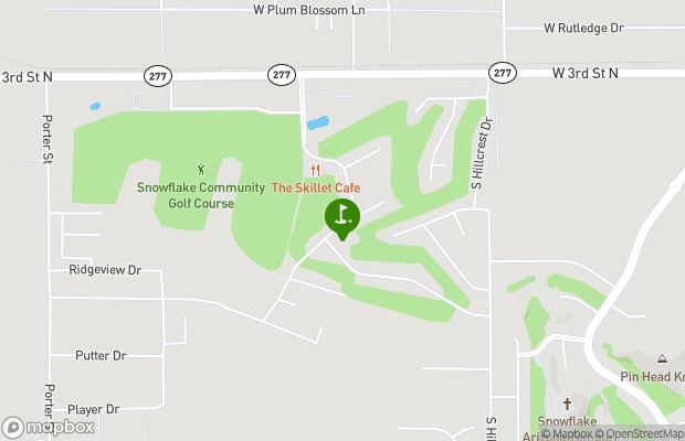 Snowflake Municipal Golf Course map