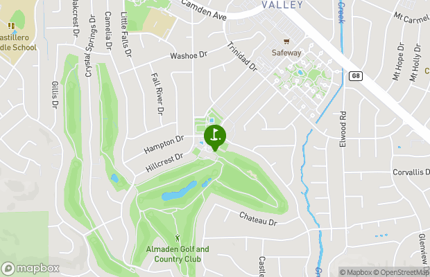 Almaden Country Club map