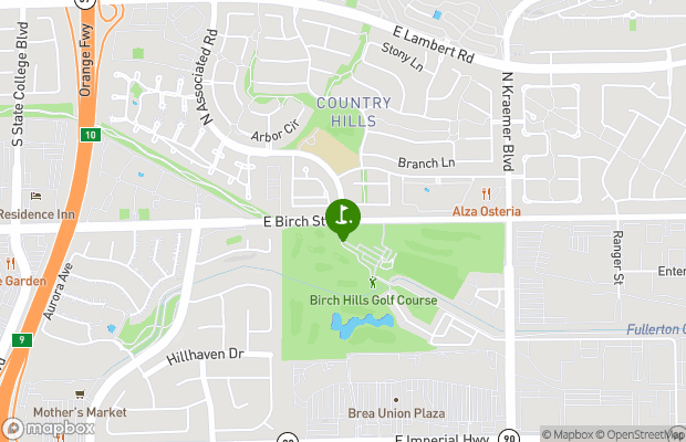 Birch Hills Golf Course map
