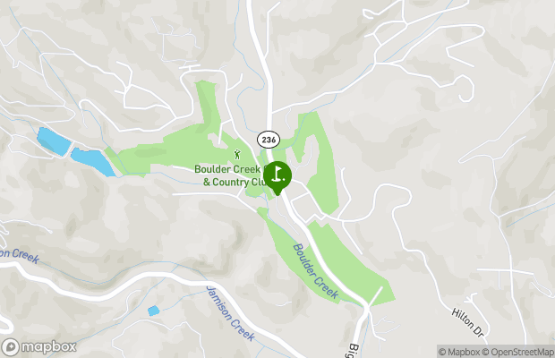 Boulder Creek Golf and Country Club map