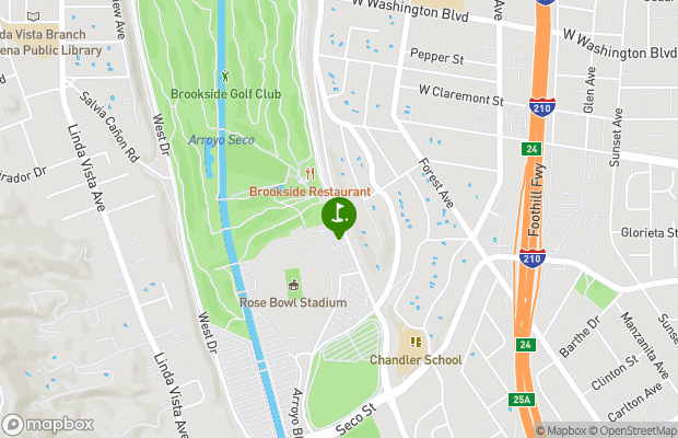 Brookside Golf Course map