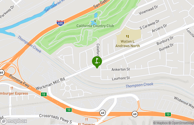 California Country Club map