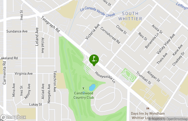Candlewood Country Club map