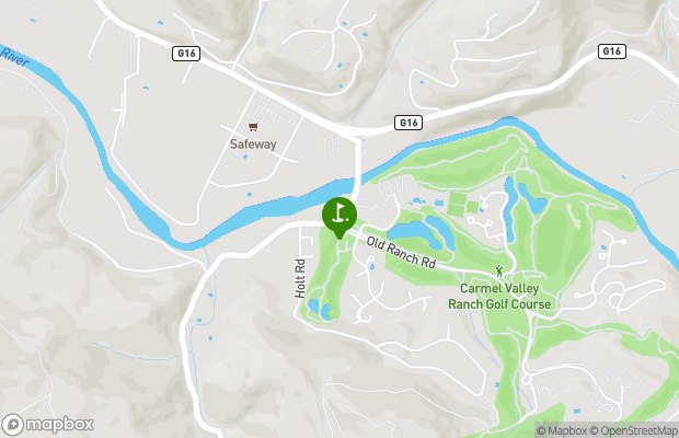 Carmel Valley Ranch Golf Course map