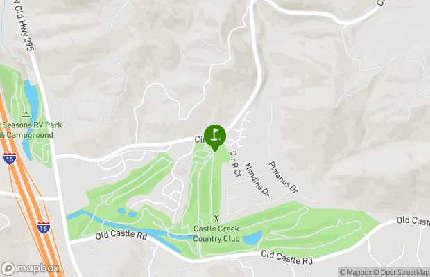 Castle Creek Country Club map