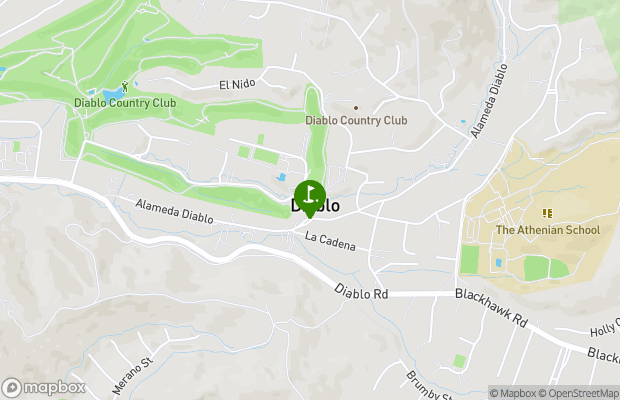 Diablo Country Club map
