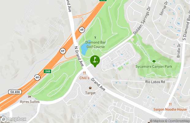 Diamond Bar Golf Course map