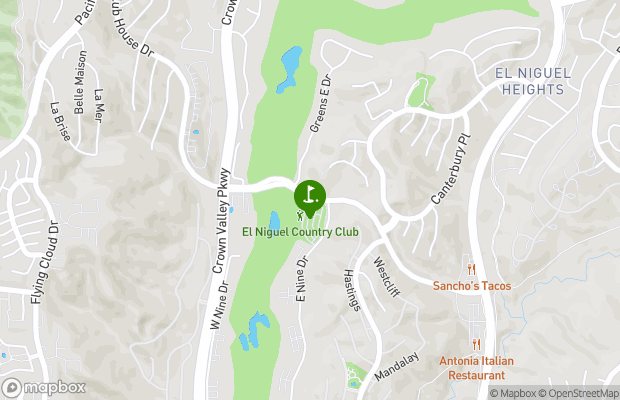 El Niguel Country Club map