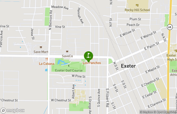 Exeter Golf Course map