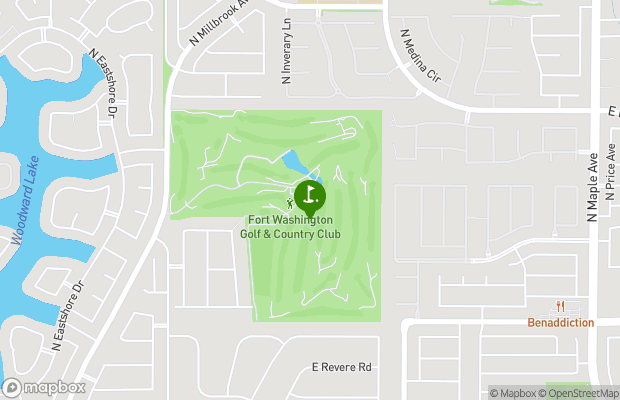 Fort Washington Golf and Country Club map