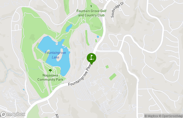 Fountaingrove Golf and Athletic Club map