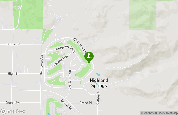 Highland Springs Village Golf Course map
