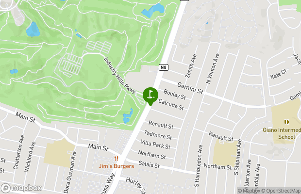 Industry Hills At Pacific Palms Resort map