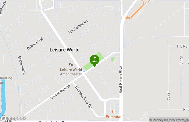 Leisure World Seal Beach Golf Course map