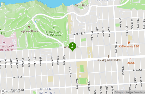 Lincoln Park Golf Course map