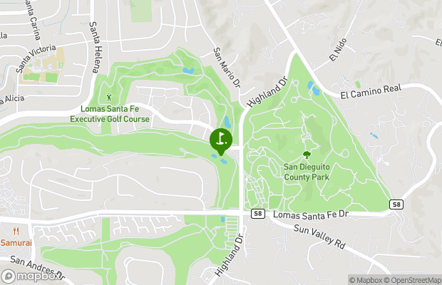 Lomas Santa Fe Executive Golf Course map