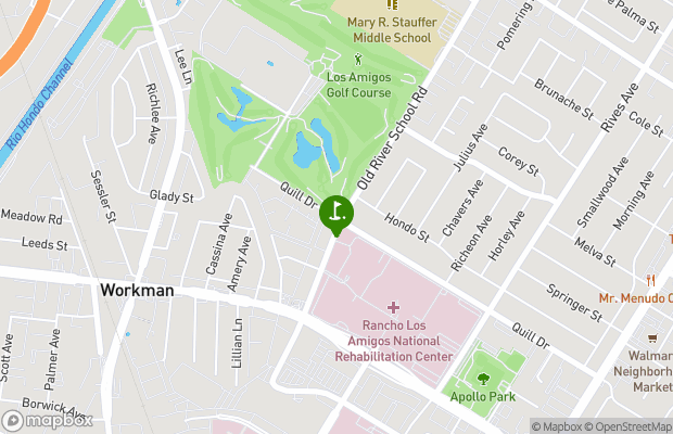 Los Amigos Country Golf Course map