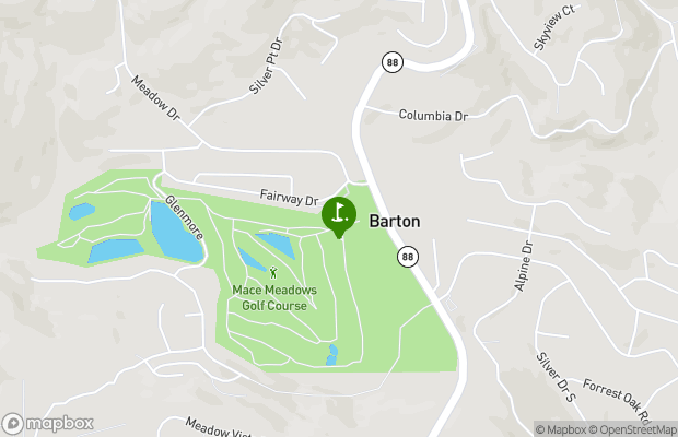 Mace Meadow Golf and Country Club map