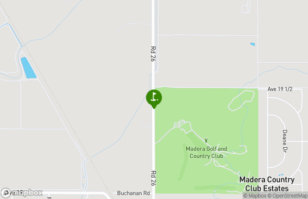 Madera Golf and Country Club map